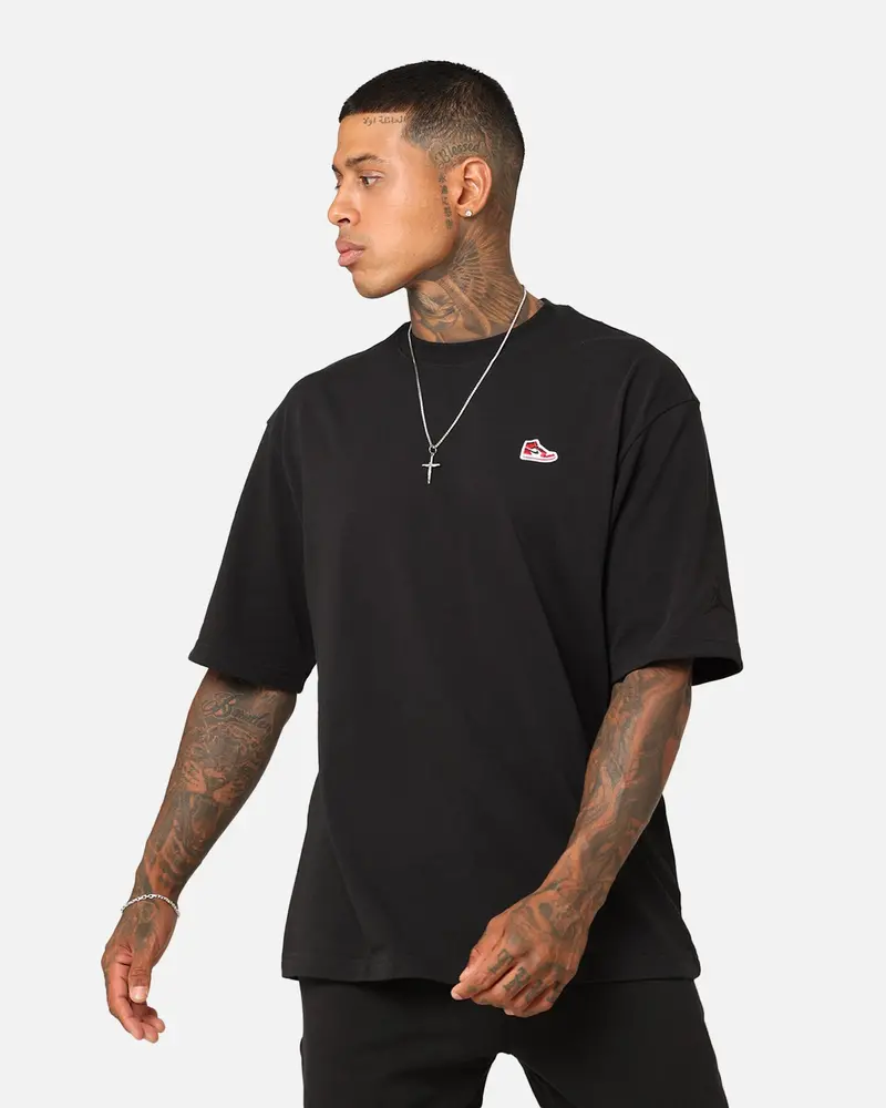 Jordan Brand Sneaker Patch Crew T-Shirt Black 1