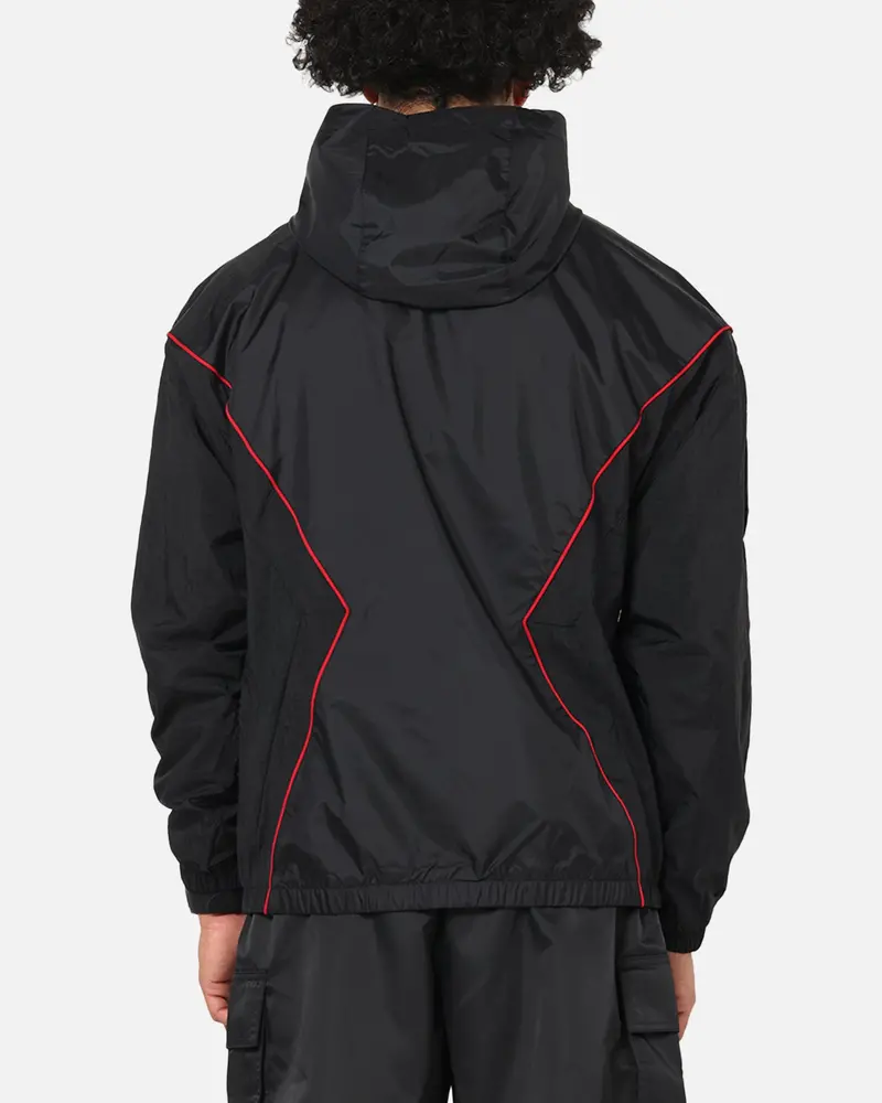 Jordan Brooklyn Draft Jacket Black/Black/Red 3