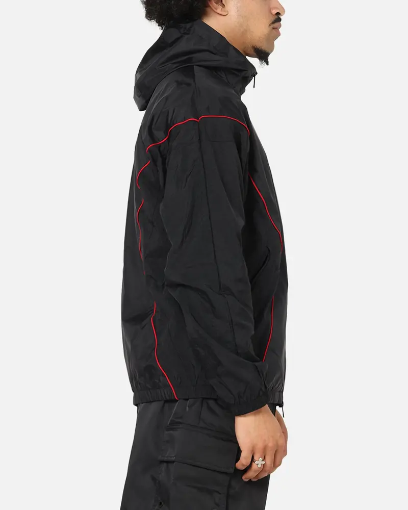 Jordan Brooklyn Draft Jacket Black/Black/Red 4