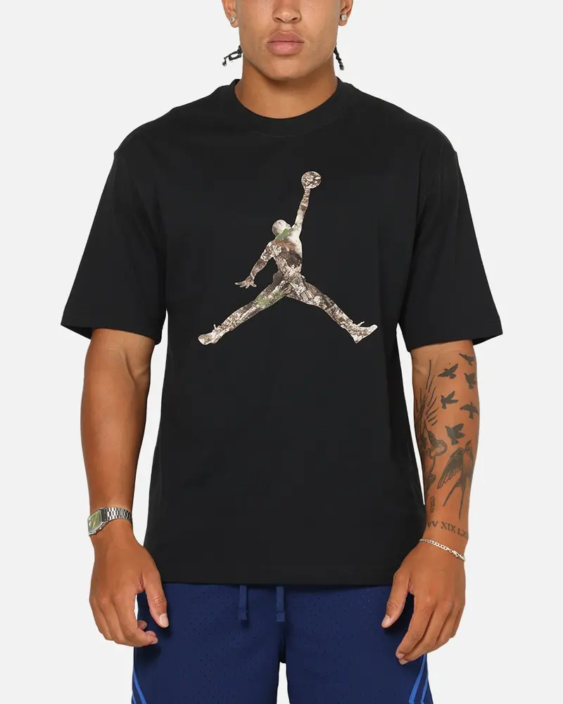 Jordan Brooklyn Realtree Jumpman T-Shirt Black/Sail 1