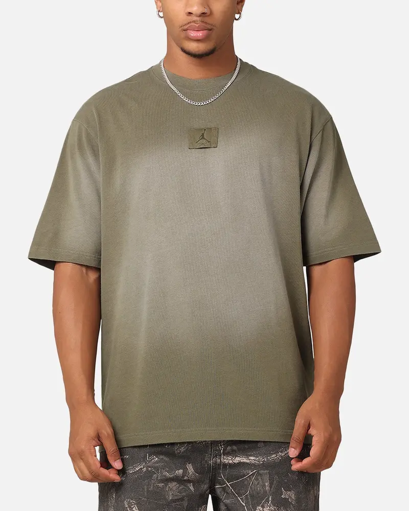 Jordan Flight Essential 85 Crewneck T-Shirt Medium Olive 1