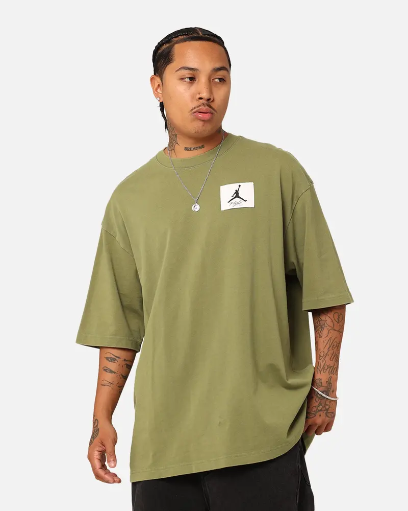 Jordan Flight Essentials Oversized T-Shirt Sky J Light Olive 1