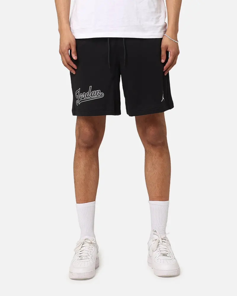 Jordan Flight Mvp Fleece Shorts Black/White 1