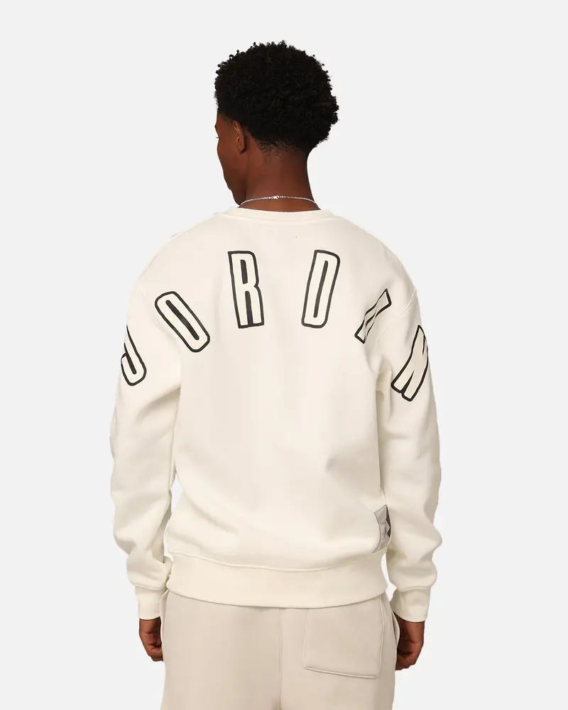 Jordan Flight Mvp Graphic Fleece Crewneck Sail/Black 1