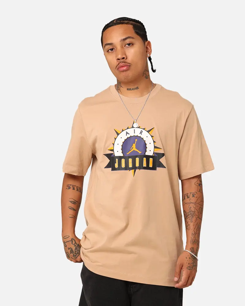 Jordan Flight Mvp T-Shirt Hemp/Black/Vivid Orange 1