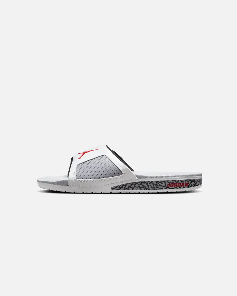 Jordan Hydro Iii Slides Summit White/Fire Red 1