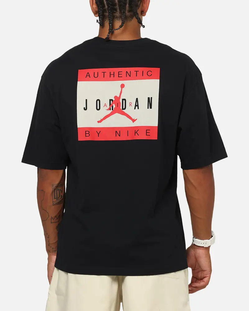 Jordan Jumpman Brand Authentic T-Shirt Black/University Red 1