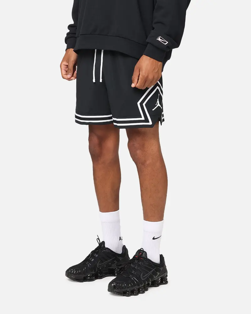 Jordan Jumpman Dri-Fit Woven Diamond Shorts Black/White/White 1