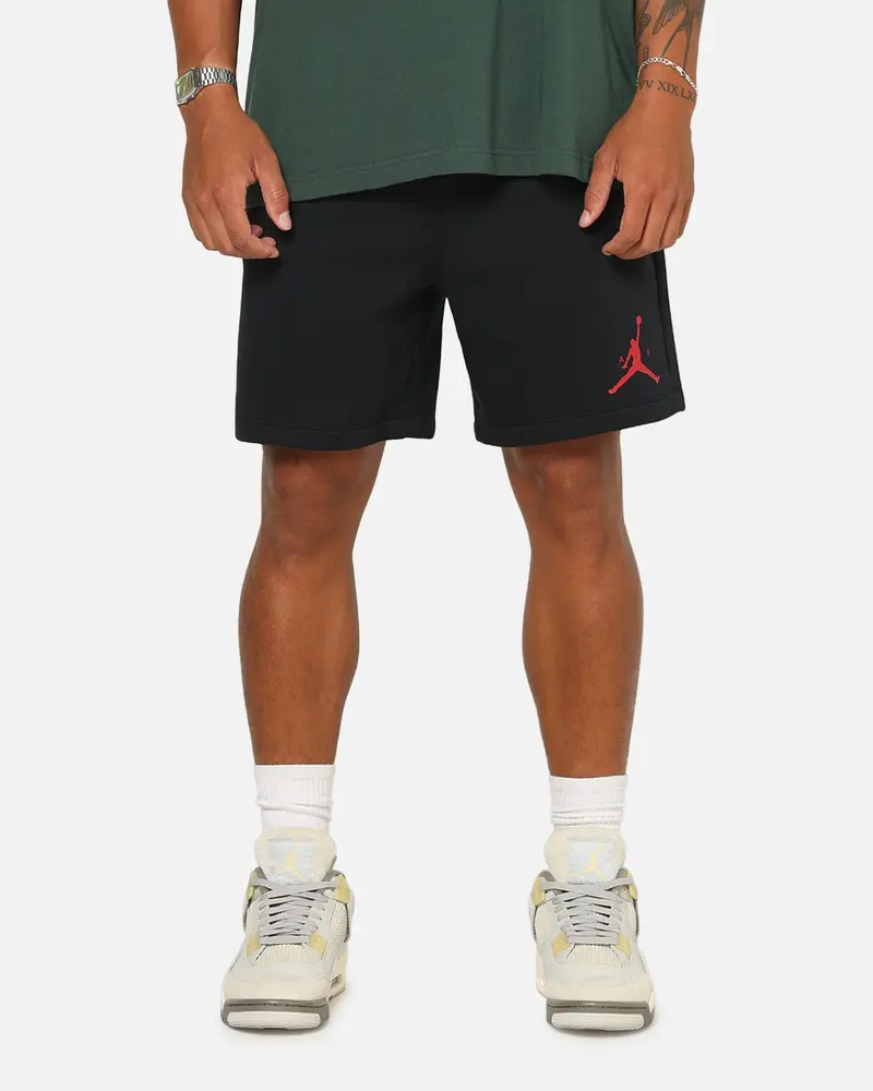 Jordan Jumpman Fleece Shorts Black/Red 1