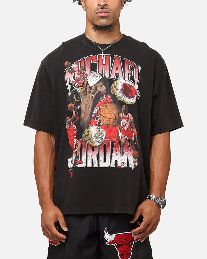 Jordan Jumpman Flight Essentials Graphic Oversized T-Shirt Black/Varisty Red 1