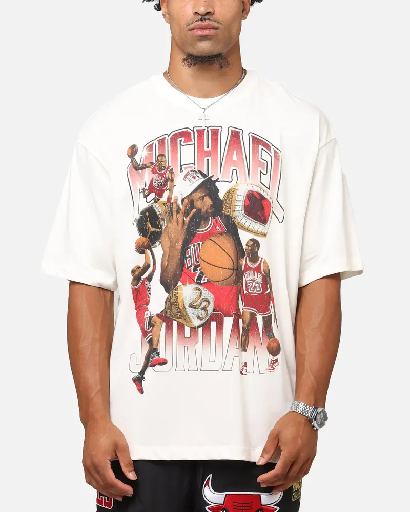 Jordan Jumpman Flight Essentials Graphic Oversized T-Shirt Sail 1