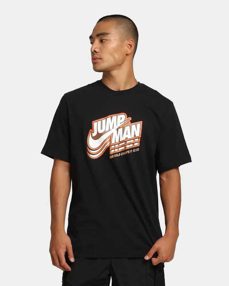 Jordan Jumpman Gfx Crew T-Shirt Black/Metallic 1