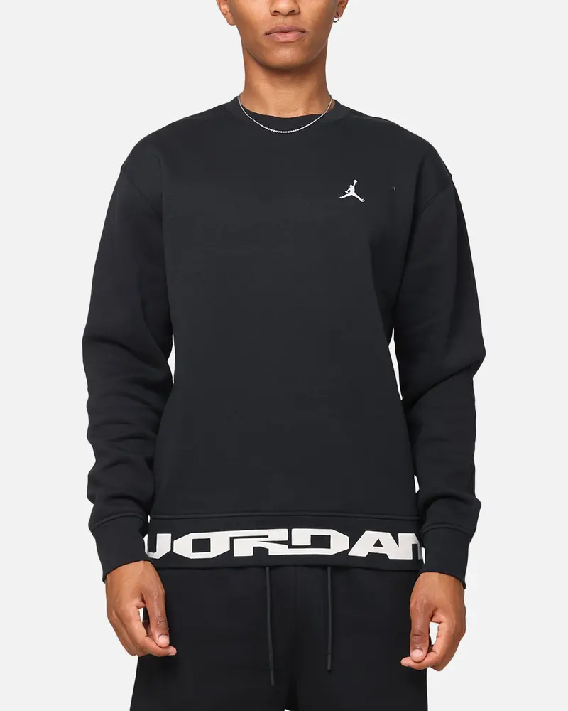 Jordan Jumpman Mvp Graphic Fleece Crewneck Sweatshirt Black/Sail 1