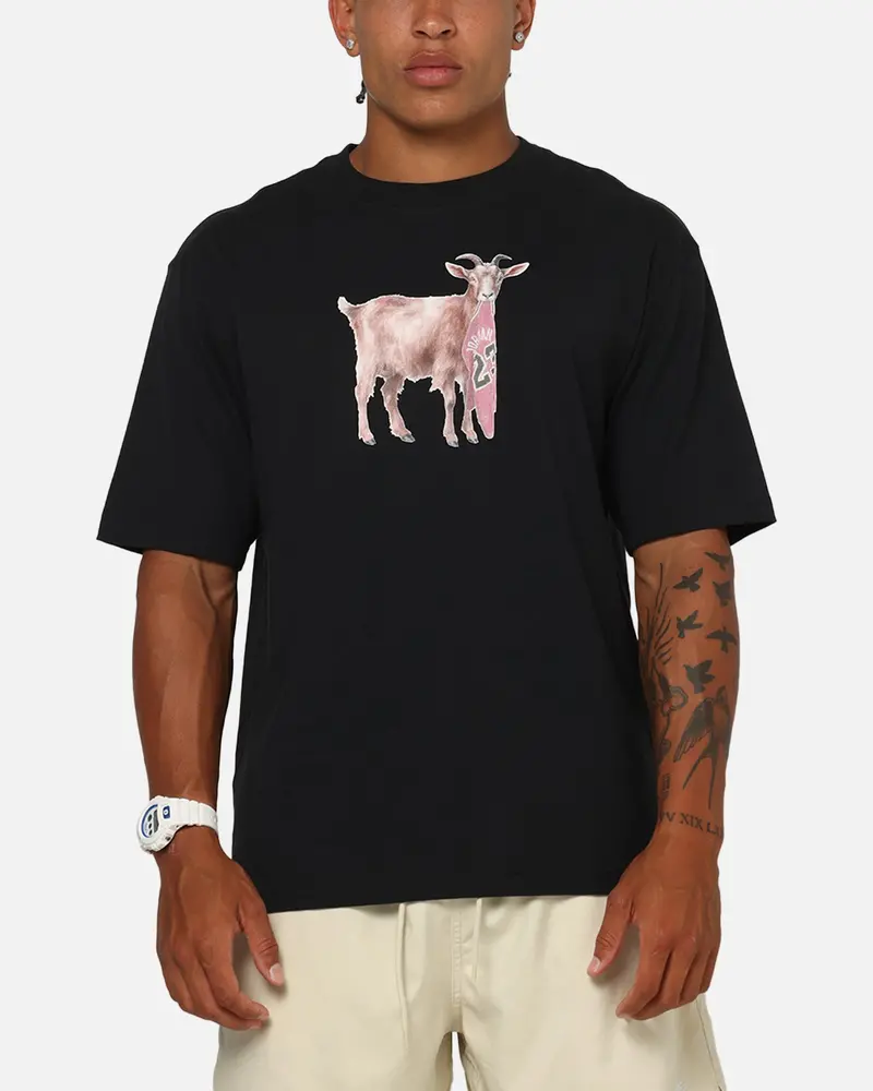 Jordan Jumpman North Carolina Goat T-Shirt Black/White 1
