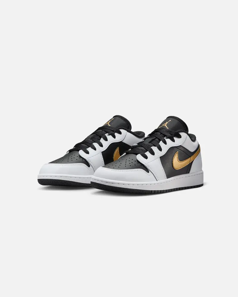 Jordan Kids' Air Jordan 1 Low (Gs) White/Metallic 2