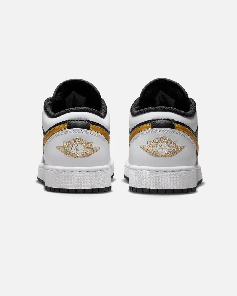 Jordan Kids' Air Jordan 1 Low (Gs) White/Metallic 3