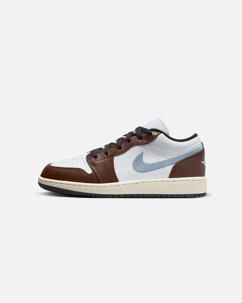Jordan Kids' Air Jordan 1 Low Se (Gs) White/Blue Grey 1