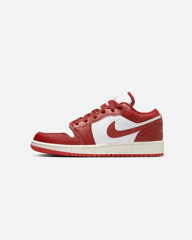 Jordan Kids' Air Jordan 1 Low Se (Gs) White/Dune Red 1