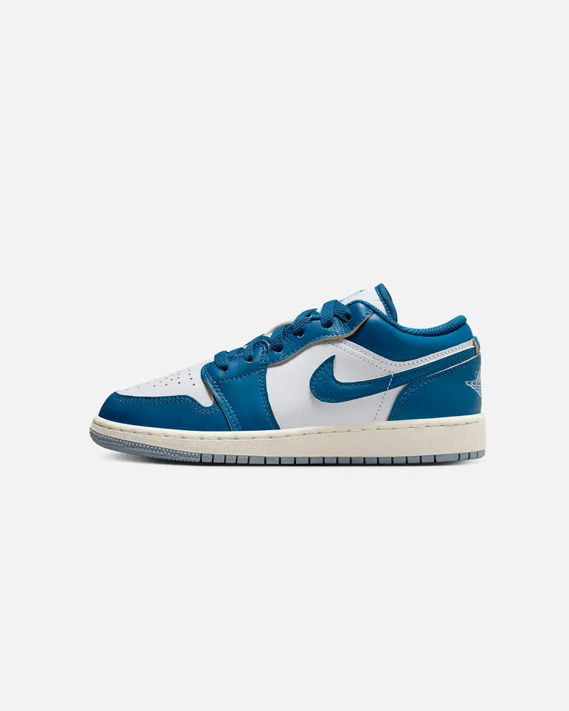 Jordan Kids' Air Jordan 1 Low Se (Gs) White/Industrial Blue 1