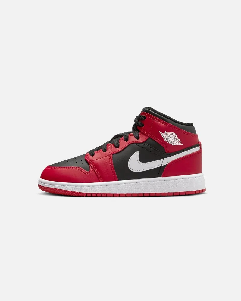 Jordan Kids' Air Jordan 1 Mid (Gs) Black/Red 1