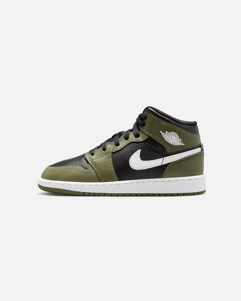 Jordan Kids' Air Jordan 1 Mid (Gs) Black/White 1