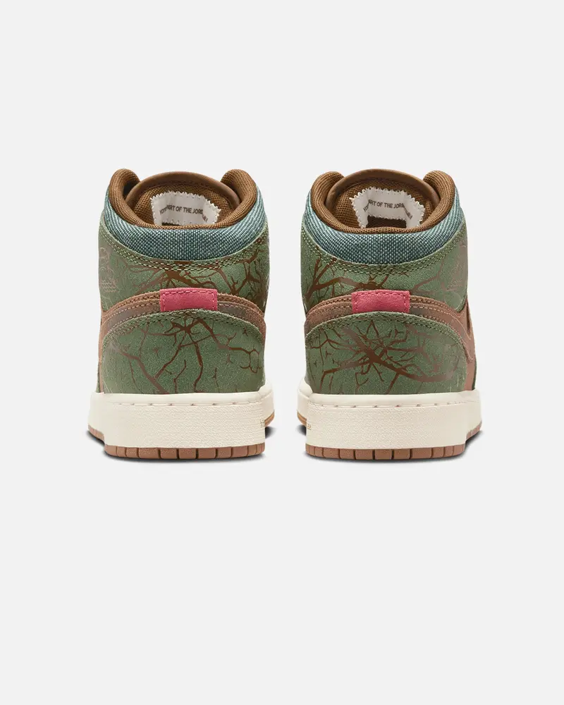 Jordan Kids' Air Jordan 1 Mid (Gs) "Sneaker School" Archaeo Brown 3