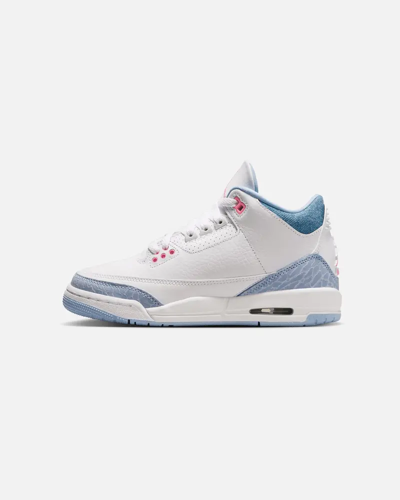 Jordan Kids' Air Jordan 3 Retro (Gs) White/Pink Glow 1