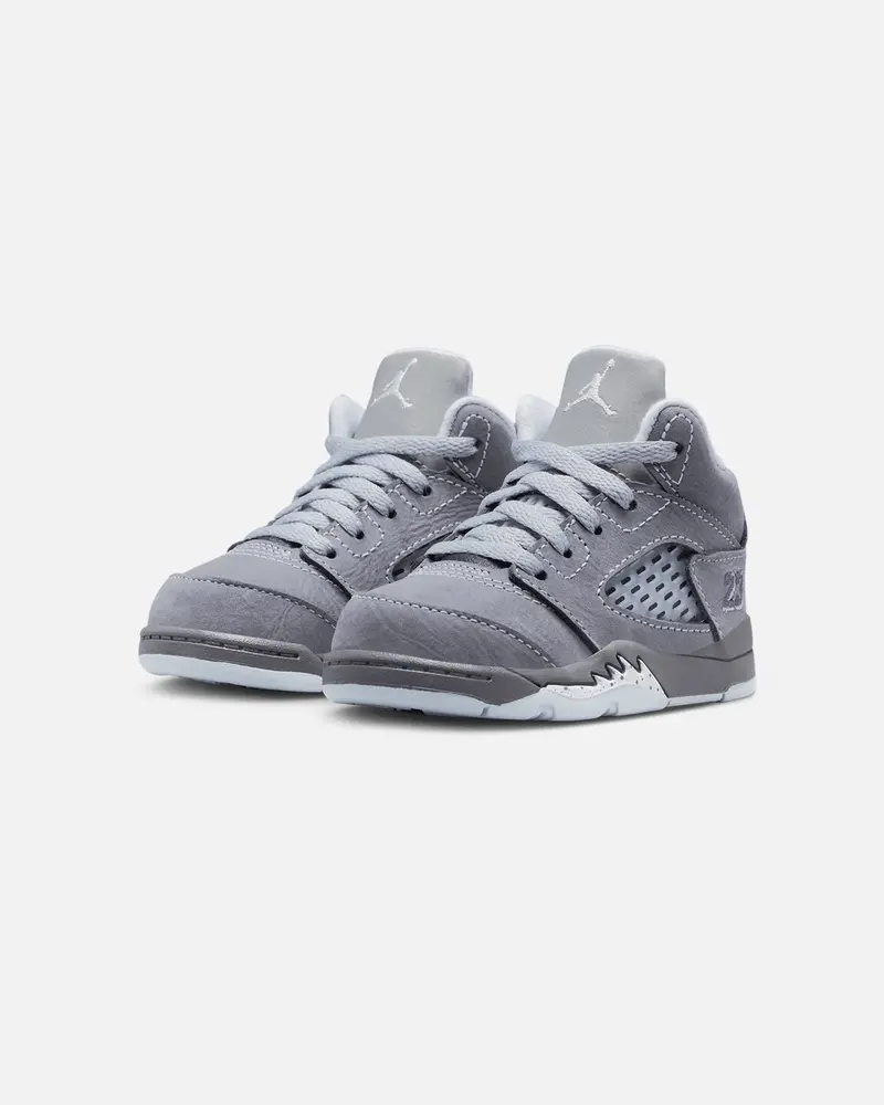 Jordan Kids' Air Jordan 5 Retro "Wolf Grey" (Td) Graphite 2
