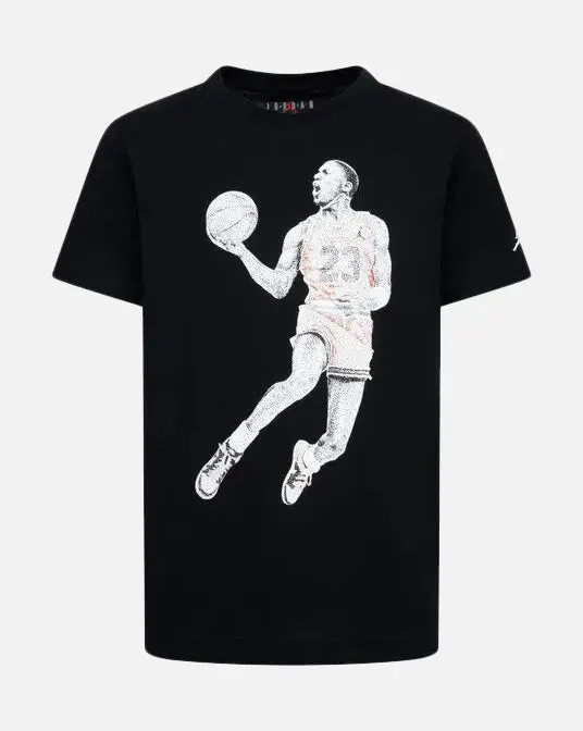 Jordan Kids' Air Jordan Dots T-Shirt Black 1
