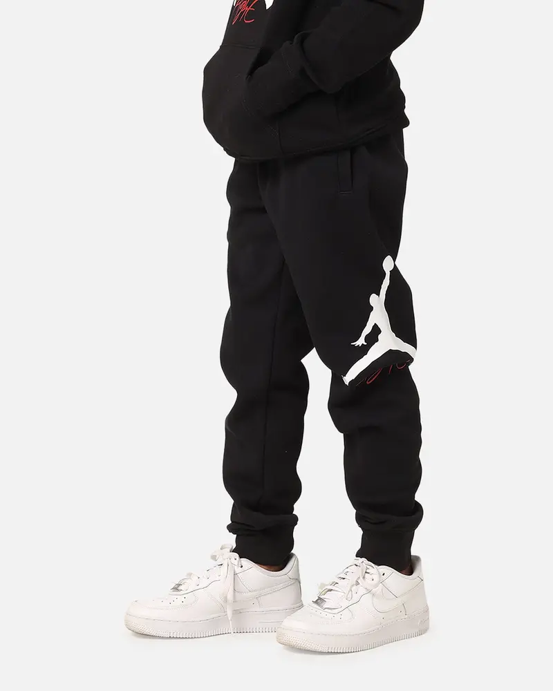 Jordan Kid's Baseline Fleece Track Pants Black 1