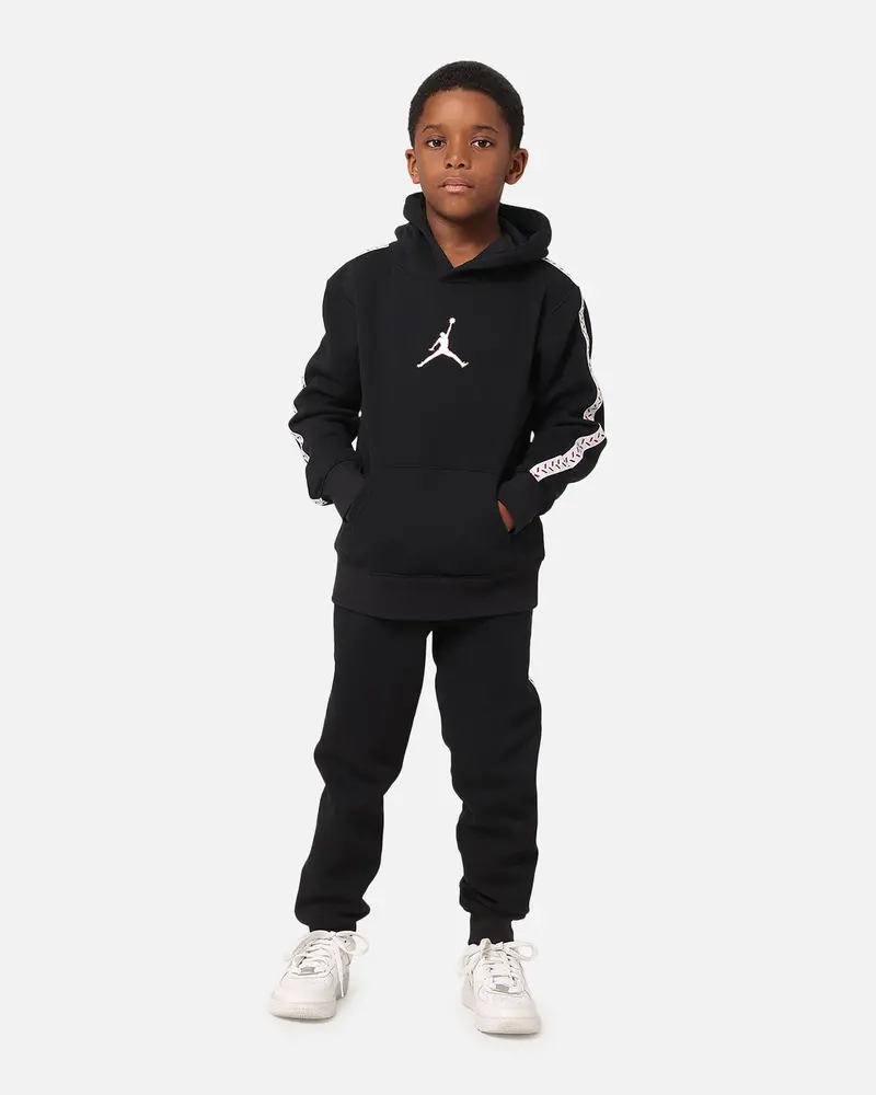 Jordan Kids' Baseline Pullover Hoodie Black 1