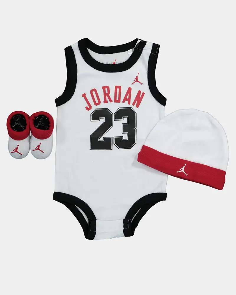Jordan Kids Jordan #23 Jersey 3-Piece Box Set White 1