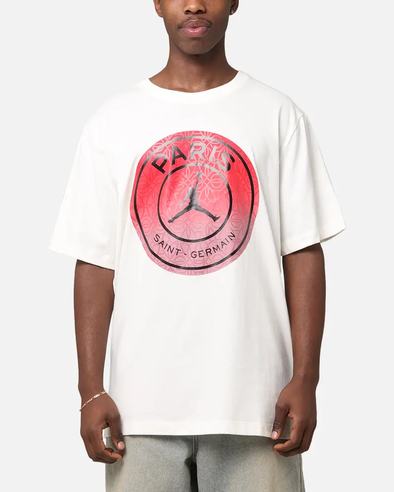 Jordan Paris Saint-Germain Logo T-Shirt Sail 1
