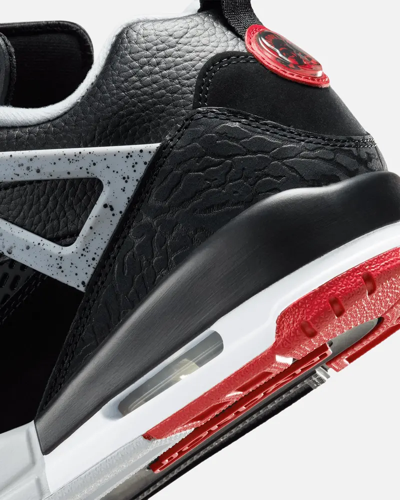 Jordan Spizike Low Black/Red 8