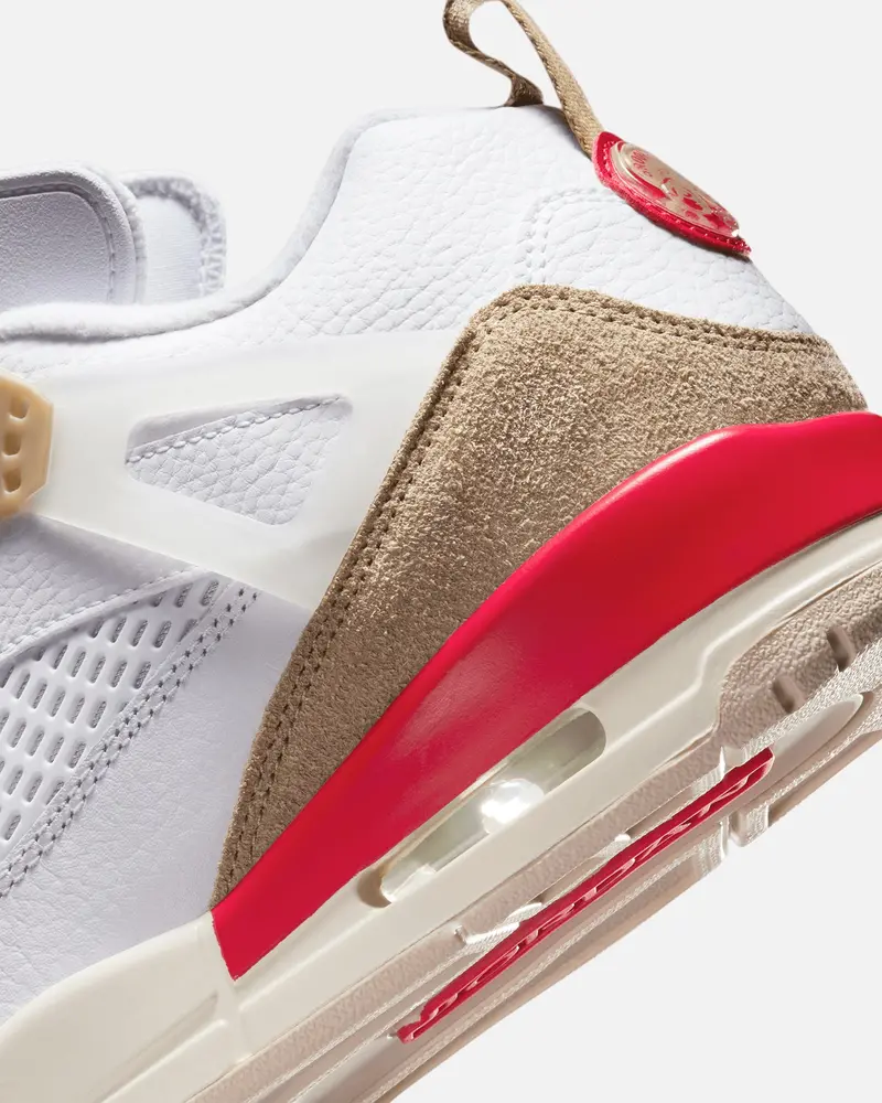 Jordan Spizike Low White/Red 8