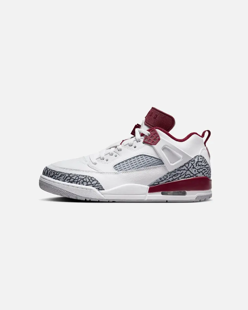 Jordan Spizike Low White/Team Red-Wolf Grey 1