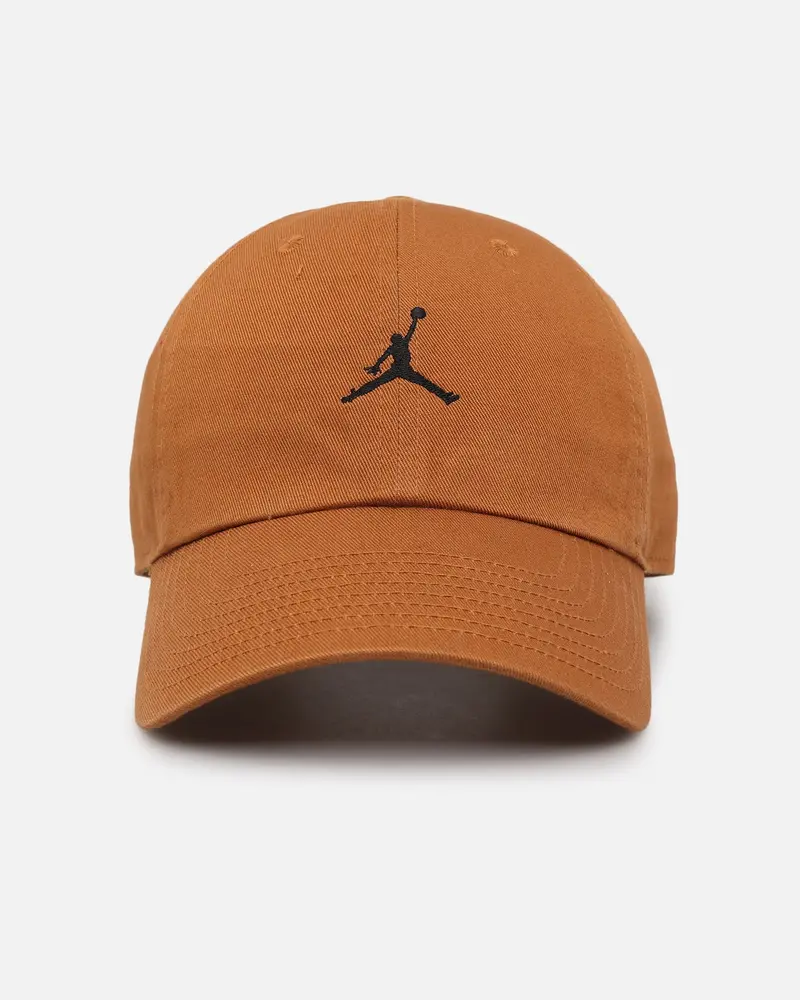 Jordan Unstructured Curved Bill Strapback Hat Desert Bronze/Black 1