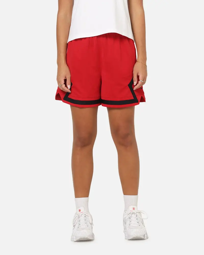 Jordan Women's 4" Diamond Shorts Gym Red/Black 1