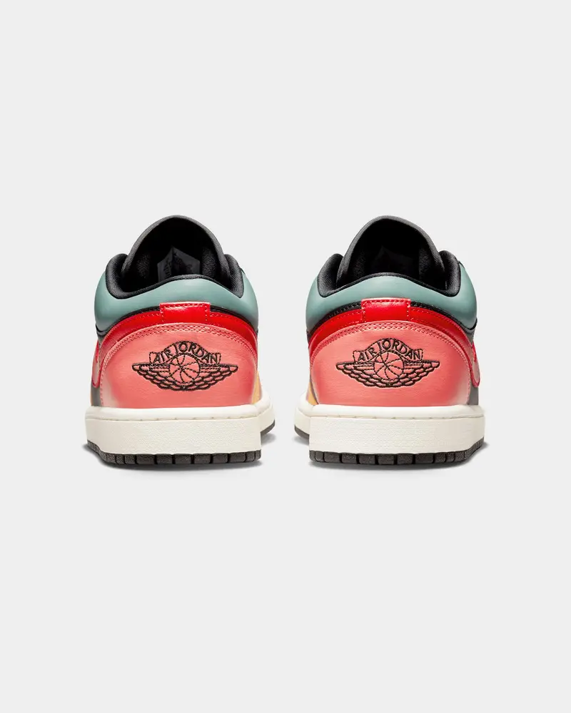 Jordan Women's Air Jordan 1 Low Se "Black Multi" Black/Fire Red 3