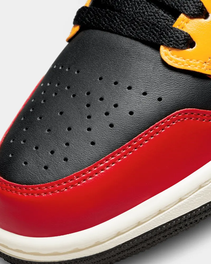 Jordan Women's Air Jordan 1 Low Se "Black Multi" Black/Fire Red 6