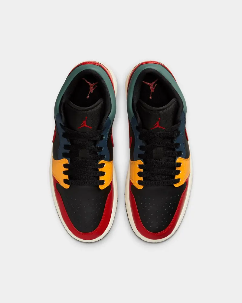 Jordan Women's Air Jordan 1 Low Se "Black Multi" Black/Fire Red 7
