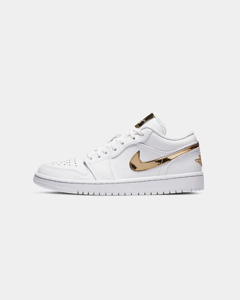 Jordan Women's Air Jordan 1 Low Se "Metallic Gold" White/Metallic Gold 1