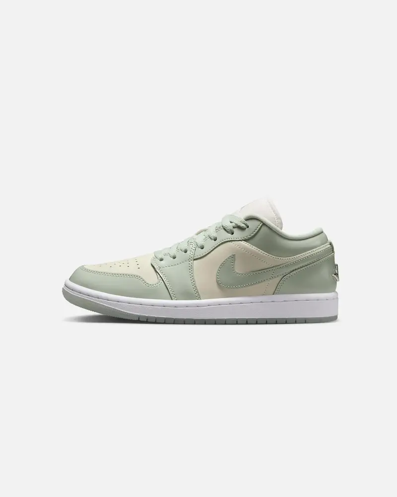 Jordan Women's Air Jordan 1 Low Se Sail/Seafoam Metallic Silver 1