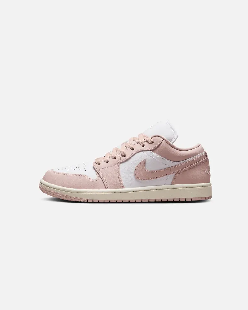 Jordan Women's Air Jordan 1 Low "Strawberry Milk" White/Pink Oxford 1
