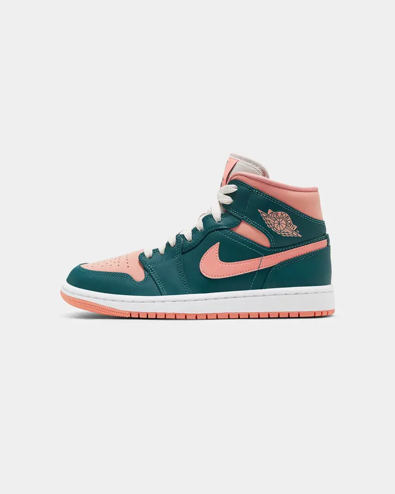 Jordan Women's Air Jordan 1 Mid "Dark Teal Green" Dark Teal Green 1