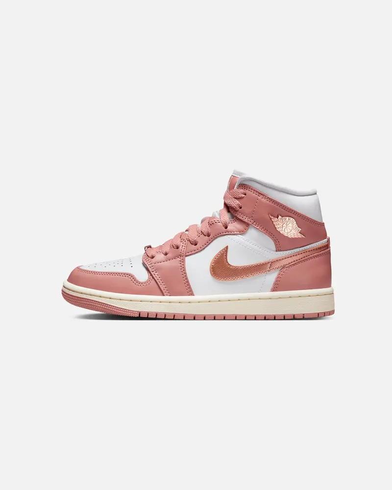 Jordan Women's Air Jordan 1 Mid Se Red Stardust/Metallic Copper 1