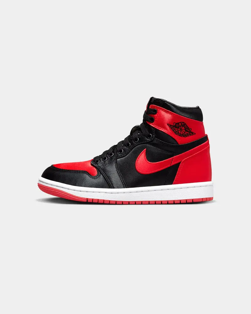 Jordan Women's Air Jordan 1 Retro High Og "Satin Bred" Black/University Red 1