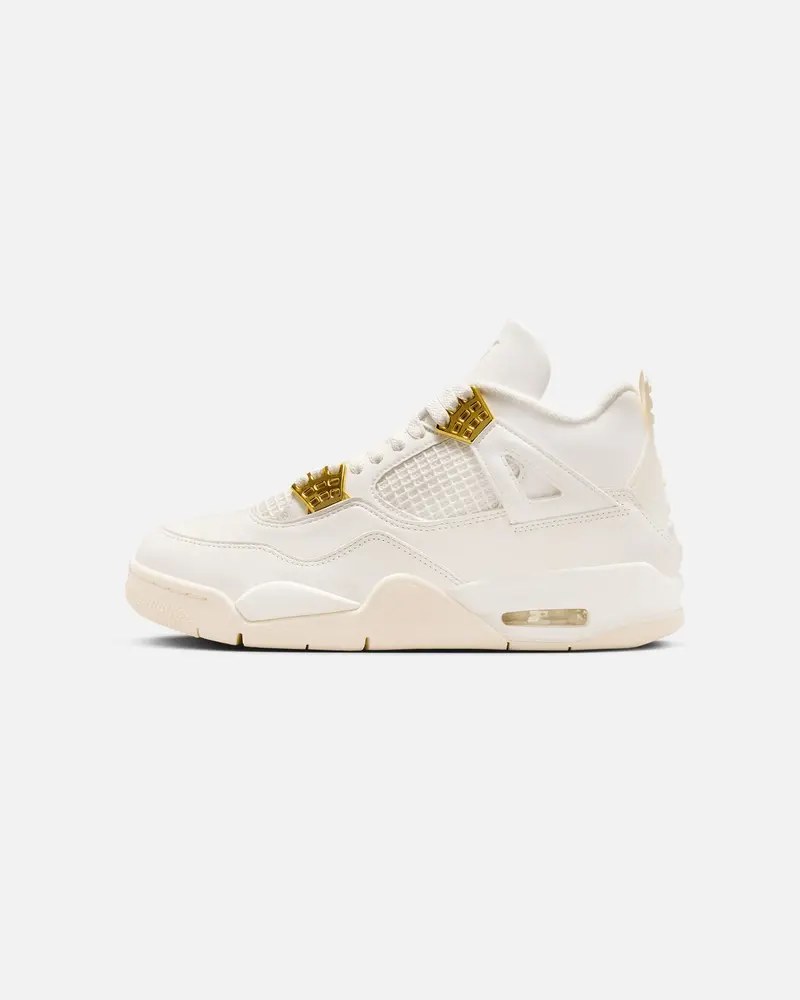 Jordan Women's Air Jordan 4 Retro "White And Gold" Sail/Metallic Gold 1