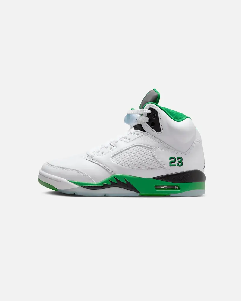 Jordan Women's Air Jordan 5 Retro White/Lucky Green 1