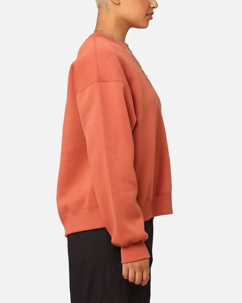 Jordan Women's Brooklyn Fleece Crewneck Dusty Peach/Sail 4